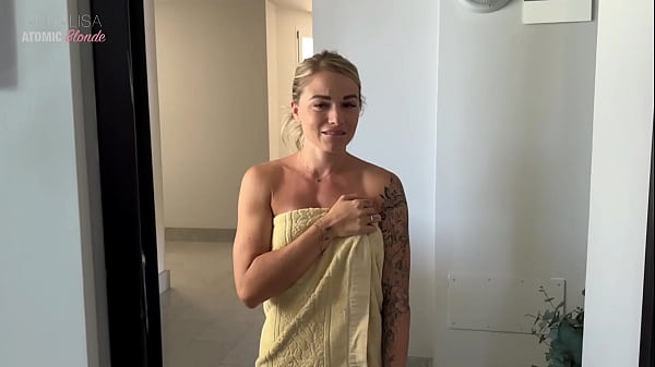 My Neighbor Catches Me Jerking Off and Decides to Take It in Her Mouth