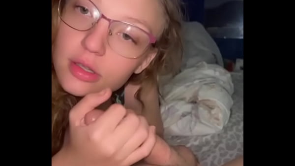 Teasing handjob and slobbery blowjob leads to Throatpie